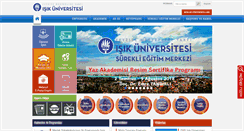 Desktop Screenshot of isikun.edu.tr